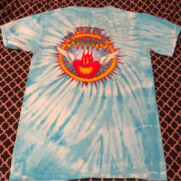 VTG 1998 Grateful Dead "Let It Shine" Mike Schulman Tie Dye T-Shirt Men's Small - Picture 3 of 6